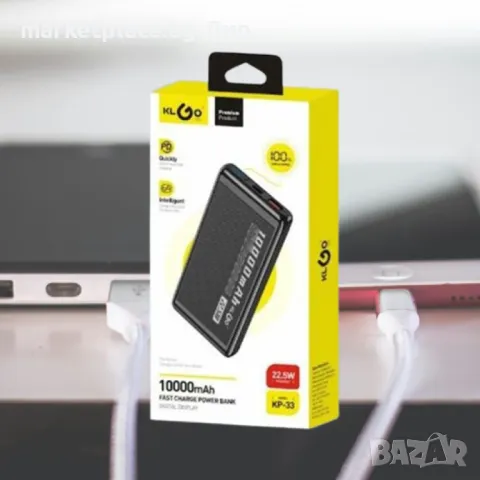 Преносима батерия KLGO KP-33, 10000mAh, снимка 1 - Външни батерии - 48513336