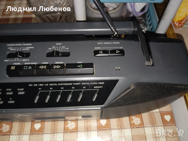 Радиокасетофон Sanyo MW 745L, снимка 4 - Радиокасетофони, транзистори - 51184118