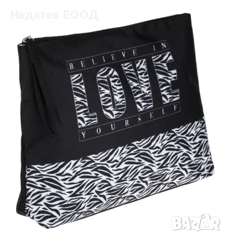 Несесер за тоалетни принадлежности, Черен, 31x5x22см., снимка 2 - Чанти - 50789627