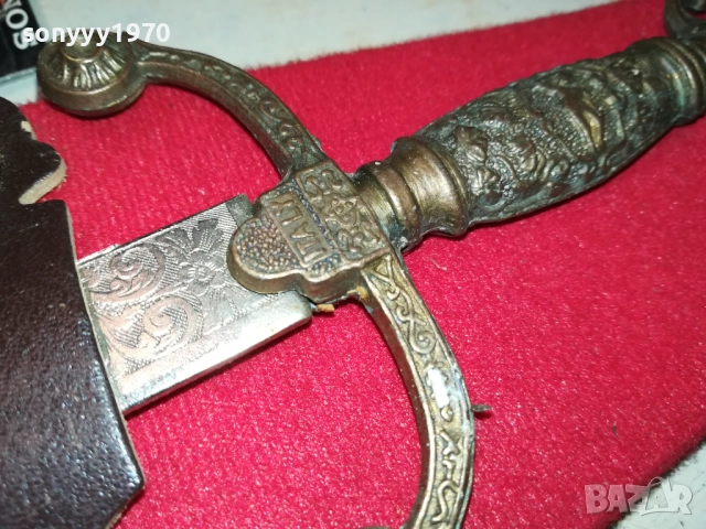 КОЛЕКЦИОНЕРСКИ МЕЧ 40СМ ОТ ФРАНЦИЯ 1610251909, снимка 7 - Антикварни и старинни предмети - 52078923