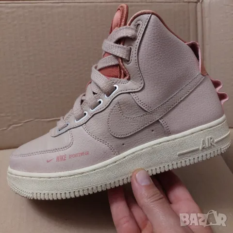 Nike Air Force 1 High Utility Particle Beige номер 37 ,5 оригинални маратонки , снимка 4 - Маратонки - 49970866