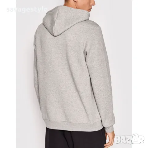 Мъжко спортно горнище REEBOK Identity Fleece Hoodie Grey, снимка 2 - Спортни дрехи, екипи - 47671978