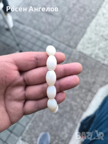 Гривна Бял Ахат, снимка 2 - Гривни - 52073033