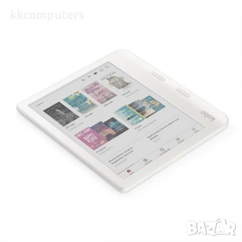 Kobo Libra Colour Четец за е-книги- 7" цветен E-Ink дисплей, 32GB, водоустойчив, бял, снимка 4 - Друга електроника - 52825791