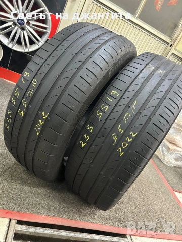 Гуми 235/55/19 Continental 2 броя , снимка 2 - Гуми и джанти - 53998290