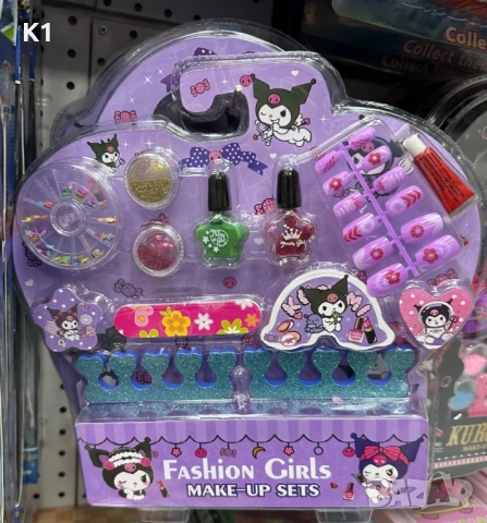 Комплекти за грим Куроми с аксесоари Kuromi, снимка 3 - Образователни игри - 52517947