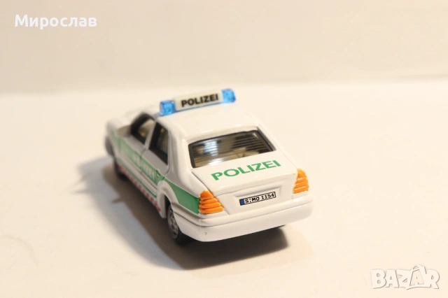 1:64?? HONGWELL MERCEDES C ПОЛИЦИЯ POLICE КОЛИЧКА МОДЕЛ, снимка 6 - Колекции - 53605930