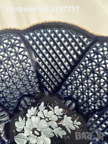 Фруктиера порцелан Kobalt, снимка 2 - Антикварни и старинни предмети - 53018818