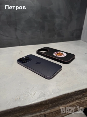 КАТО НОВ Iphone 14 Pro Purple + подарък, снимка 4 - Apple iPhone - 53430736
