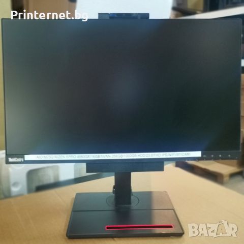 Lenovo ThinkCentre M75Q-Ryzen 5 Pro 4650GE(6C/12T), 16GB DDR4, 256GB nvme, 1TB HDD+монитор Lenovo , снимка 1 - Работни компютри - 46239799