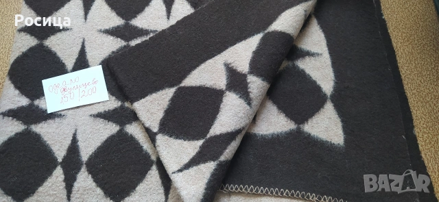 Вълнени меки одеяла с две лица - два броя, снимка 3 - Олекотени завивки и одеяла - 54204123
