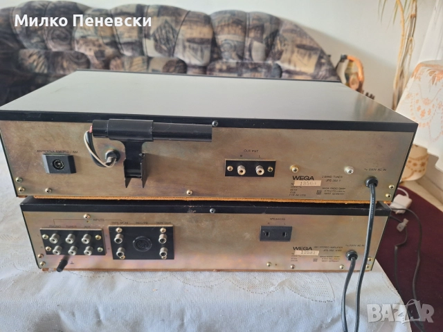 WEGA JPS 352 V100 HIFI VINTAGE STEREO AMPLIFIER WEGA JPS 352 T HI FI VINTAGE STEREO TUNER  , снимка 5 - Ресийвъри, усилватели, смесителни пултове - 52378161