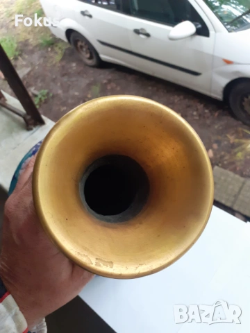 Голяма стара ваза Клоазоне - бронз, снимка 4 - Антикварни и старинни предмети - 53279189