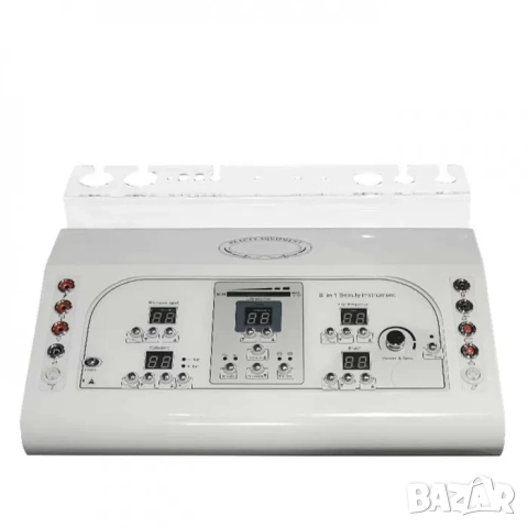 Козметичен уред 8 в 1 дарсонвал, четков пилинг, йонофореза, ултразвук, плазма пен, вакуум, снимка 2 - Козметични уреди - 52070505