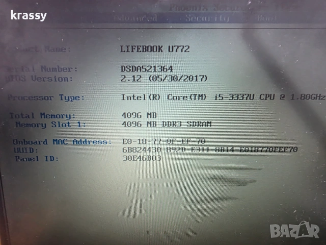 Fujitsu Lifebook U772 за части, снимка 2 - Части за лаптопи - 54006918