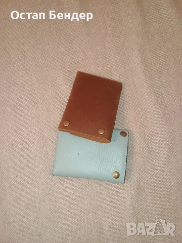 Портмоне от естествена кожа, снимка 4 - Портфейли, портмонета - 53638172