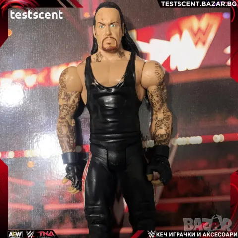 Екшън фигура WWE The Undertaker Гробаря basic series играчка Mattel deadman, снимка 1 - Колекции - 48504120