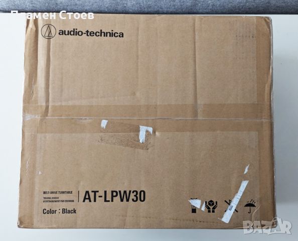 НОВ Грамофон Audio-Technica AT-LPW30BK, черен, снимка 3 - Грамофони - 46662598