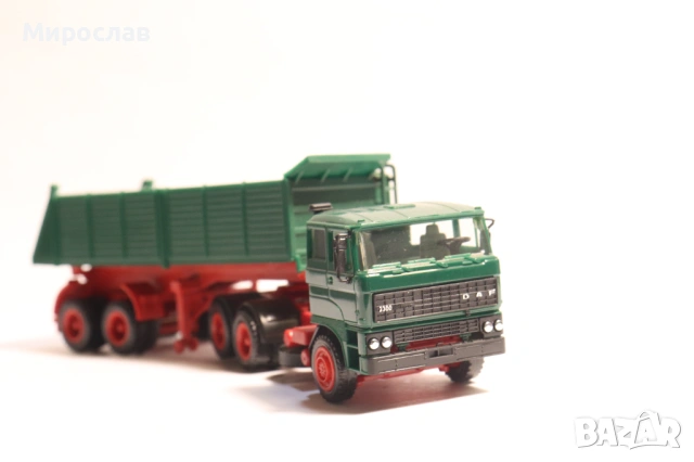 HERPA H0 1/87 DAF САМОСВАЛ ГОНДОЛА КАМИОН МОДЕЛ, снимка 6 - Колекции - 53385585