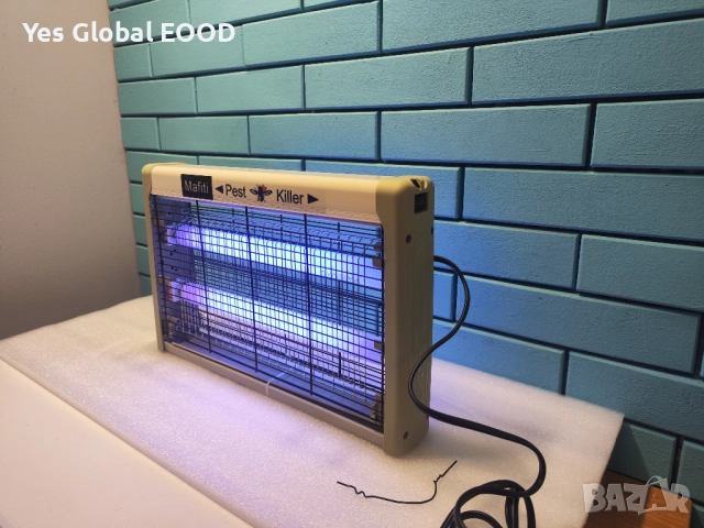 mafiti електрически убиец на комари и мухи 20W с UV светлина, снимка 2 - Друга електроника - 51759345
