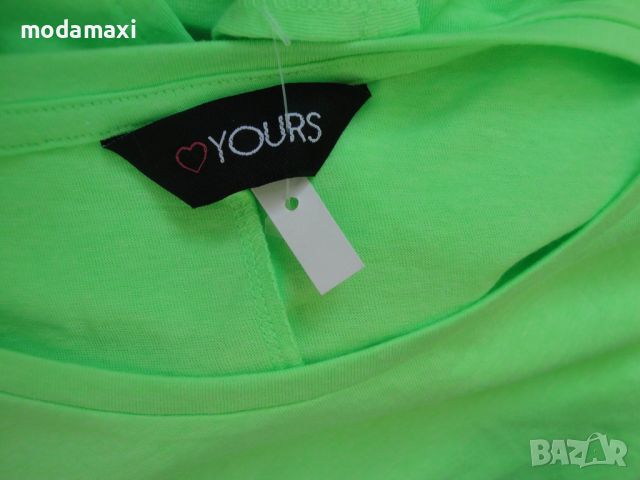 4XL Нова блуза Yours електрик , снимка 7 - Тениски - 46676781