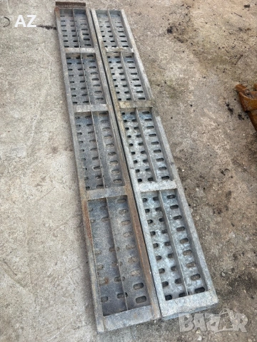 Пътеки за пътна помощ ремарке платформа метални, снимка 5 - Ремаркета - 53662496