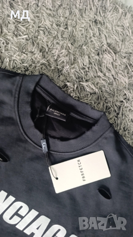 Balenciaga нова с дупки мотиви, снимка 7 - Тениски - 51827084
