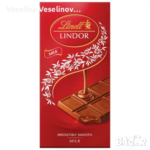 Шоколад Lindt Линдор Млечен
/ Бял /Млечен с карамел и сол -100гр., снимка 1 - Други - 47237636