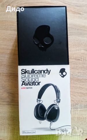 Слушалки "Skullcandy Aviator ROCnation" (Black Chrome), снимка 14 - Слушалки и портативни колонки - 46692449