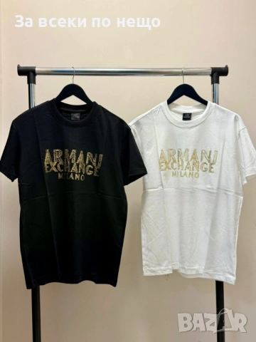 Armani Exchange Мъжка Тениска👕Мъжка Блуза С Къс Ръкав - Налични Различни Цветове Код SА Brand-7, снимка 4 - Тениски - 53881487