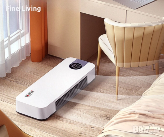 Модерна печка за стенен монтаж,за студено и топло,с двойно предназначение,LED дисплей, снимка 4 - Отоплителни печки - 52194639