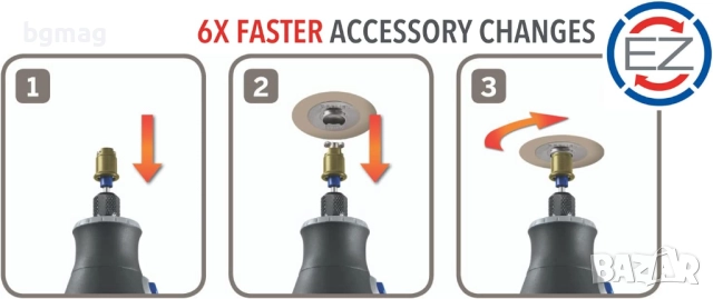 Dremel SC456B-комплект от 12 диска метал, с EZ закрепване, снимка 3 - Други инструменти - 52141872