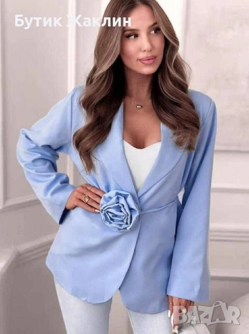Дамско елегантно сако в няколко цвята, снимка 2 - Сака - 53879315