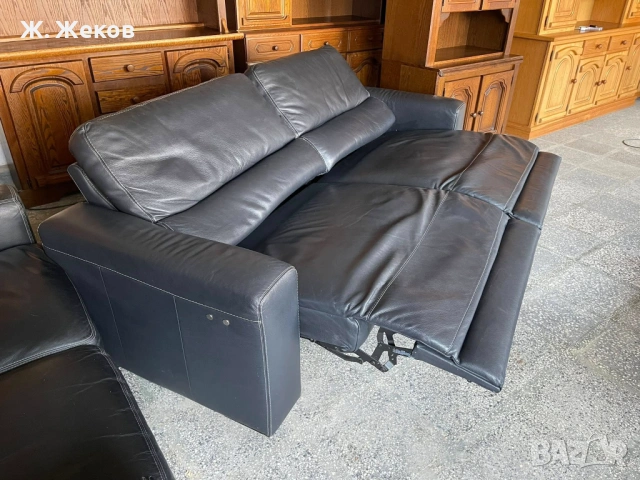 Кожен диван, снимка 4 - Дивани и мека мебел - 53587510