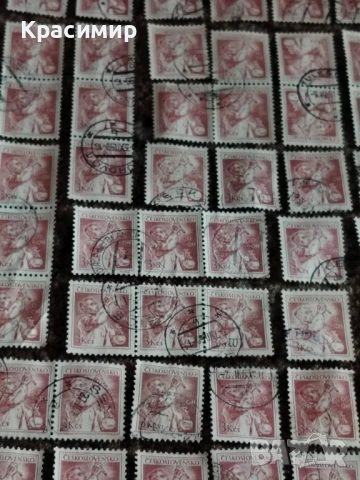 Винтидж ПОЩЕНСКИ марки Чехословакия 90 бр. , снимка 15 - Филателия - 53173880