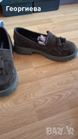 Чисто нови естестврн велур, снимка 4 - Дамски ежедневни обувки - 53912243