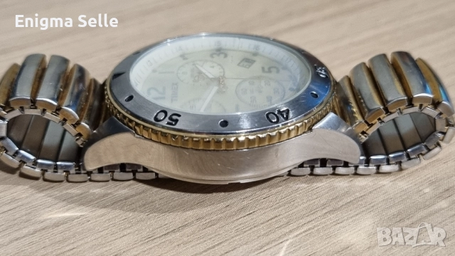 Мъжки хронограф Timex Classic Indiglo, снимка 5 - Мъжки - 52528941