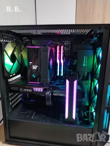 Бюджетен геймърски компютър R7 5700x / RTX 3060ti 8GB / 32GB