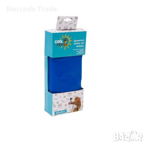 Охлаждаща подложка Mercado Trade, За кучета, Синя, 40х65см, снимка 2 - За кучета - 45115319