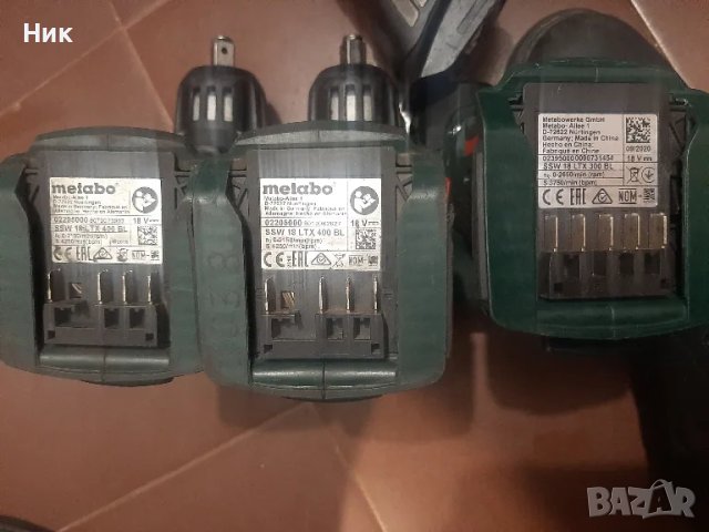 Безчеткови гайковерти Метабо и ъглошлайф, снимка 4 - Други инструменти - 50233698