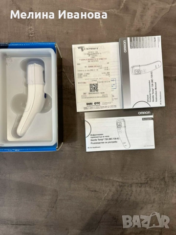 ИНФРАЧЕРВЕН ТЕРМОМЕТЪР ОМРОН GENTLE TEMP 720, снимка 4 - Друга електроника - 53062974