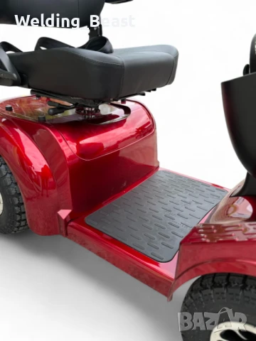 Електрическа четириколка инвалидна F3 2000W /24V /120Ah Red, снимка 3 - Инвалидни скутери - 51284210