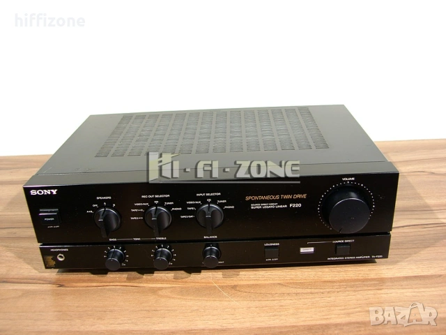 Усилвател  Sony ta-f220 , снимка 3 - Ресийвъри, усилватели, смесителни пултове - 53682220