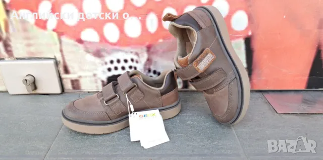 Английски детски обувки естествена кожа-GEOX , снимка 7 - Детски обувки - 49926839