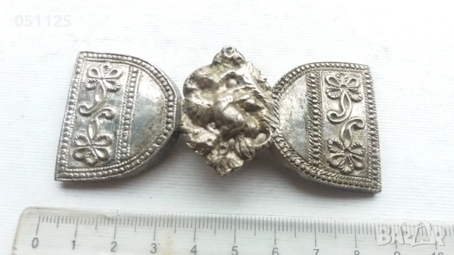 сребърни възрожденски пафти , снимка 4 - Антикварни и старинни предмети - 54068096