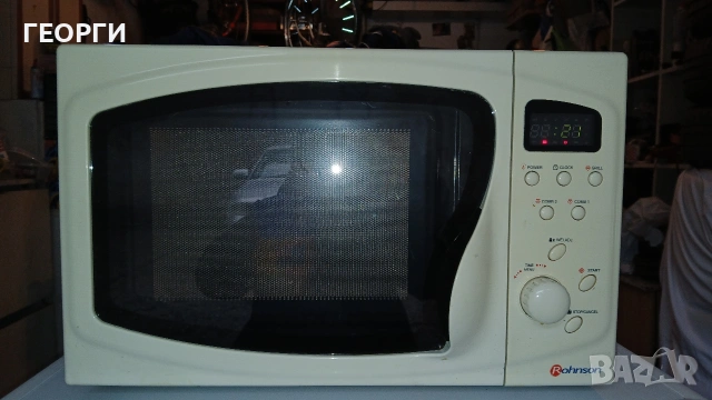 Продавам микровълнова печка Rohnson 800 W работи идеално35€, снимка 3 - Микровълнови - 54077579
