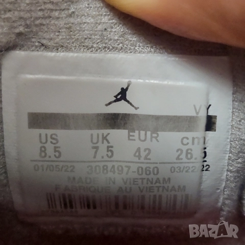 маратонки Jordan Air 4 Retro OG 'Bred' номер 42, снимка 2 - Маратонки - 52567570