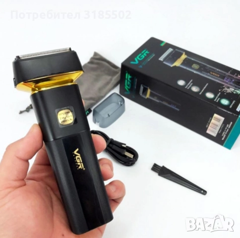 Безжична електрическа самобръсначка VGR V-355 с LED д-исплей, IPX6 водоустойчивост и бързо зареждане, снимка 7 - Фризьорски принадлежности - 51456960