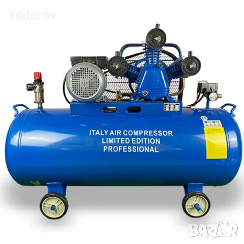 Компресор за въздух ITALY 300 литра трифазен, 12бара, 5.5KW, 7.5hp,, снимка 1 - Други машини и части - 48302044