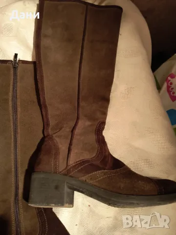 Дамски кожени ботуши Geox , снимка 5 - Дамски ботуши - 49792918